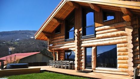 Un chalet en rondins de bois : une maison design et écolo | Build Green, pour un habitat écologique | Scoop.it