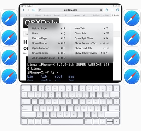 28 Safari Keyboard Shortcuts for iPad - OSX Daily | Android and iPad apps for language teachers | Scoop.it