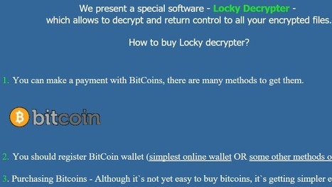 Erpressungs-Trojaner Locky schl&auml;gt offenbar koordiniert zu | Ransomware | CyberSecurity | ICT Security-S&eacute;curit&eacute; PC et Internet | Scoop.it