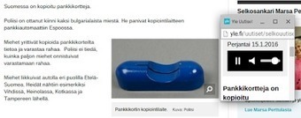 Selkouutisten k&auml;ytett&auml;vyydest&auml; ja toimiva nappula | A1Uutiset | Scoop.it