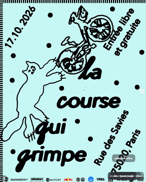 La Course qui grimpe : un sprint &agrave; V&eacute;lib&rsquo; sur une pente &agrave; 18 % &agrave; Paris le 17 octobre - Sortiraparis.com | 4 - Nouvelles pratiques sportives | Scoop.it
