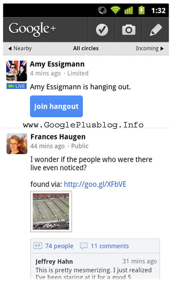 Google Plus Blog: Start Google Plus Hangout From Mobile Phone | GooglePlus Expertise | Scoop.it