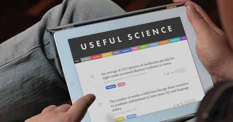 How To Create Great Value By Gathering and Organizing The Best Available Info on a Theme: UsefulScience | Content Curation World | Scoop.it