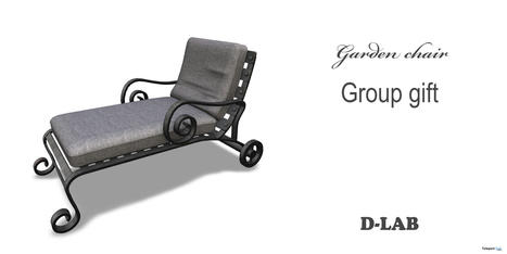Garden Chair July 2022 Group Gift by D-LAB | Teleport Hub - Second Life Freebies | Second Life Freebies | Scoop.it