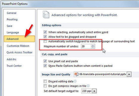Cómo incrementar la cantidad de Deshacer disponibles en PowerPoint | plantillas-powerpoint.com | Presentaciones PowerPoint | Scoop.it
