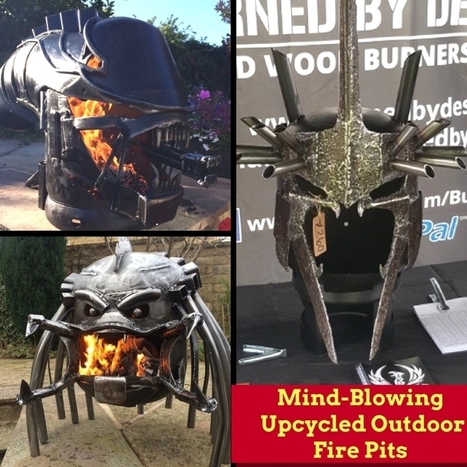 Fantasy Upcycled Fire Pits Will Blow Your Mind! | 1001 Recycling Ideas ! | Scoop.it