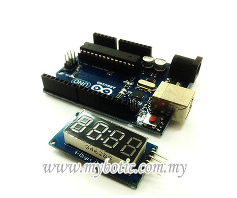 Tutorial How to 4-Digit Display Interface With Arduino UNO | tecno4 | Scoop.it