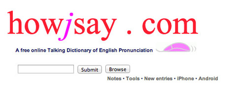 Free online Dictionary of English Pronunciation - How to Pronounce English words | Literacy -LLN not to mention digital literacy in Training and assessment | Scoop.it