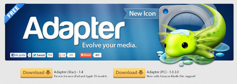 ADAPTER - Convierte formatos de imágen, vídeo o audio. Descarga vídeos online y más... | Pedalogica: educación y TIC | Scoop.it