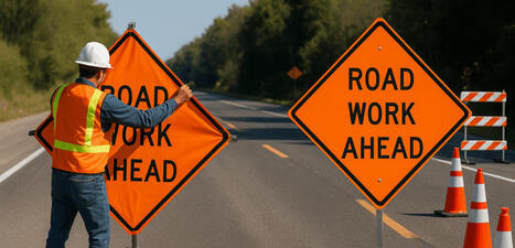 Roll-Up vs. Rigid Construction Signs: Which Is Best for Your Work Zone? | Traffic Cones | Scoop.it