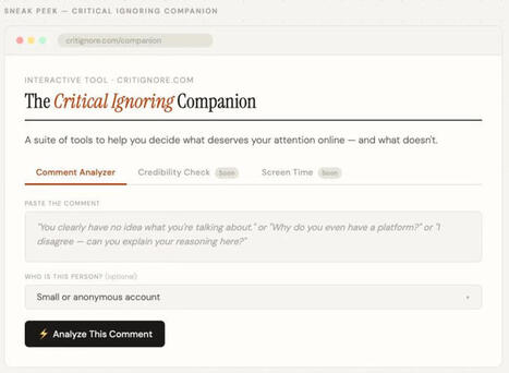 After years of studying misinformation, online attention, and why people fall for bad information, I kept running into the same frustration: the research is solid, but most people need something th... | H&eacute;sitations Vaccinales: Observatoire HESIVAXs | Scoop.it