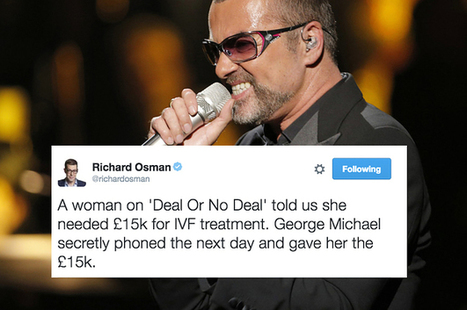 People Are Sharing Stories About How Generous George Michael Was | Daring Fun & Pop Culture Goodness | Scoop.it