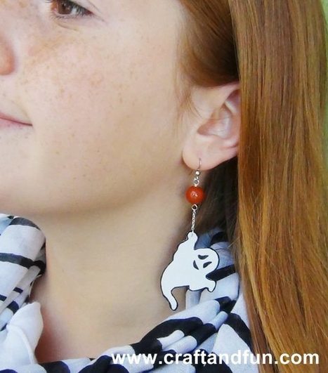 Halloween - How to make recycled plastic earrings | 1001 Recycling Ideas ! | Scoop.it