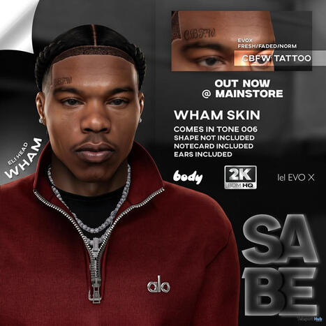 Wham Skin Tone 006 May 2026 Group Gift by SABE | Teleport Hub - Second Life Freebies | Teleport Hub | Scoop.it