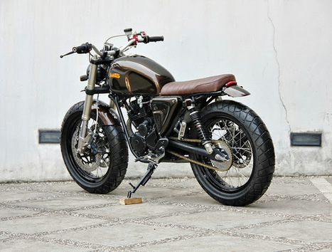 yamaha scorpio custom scrambler