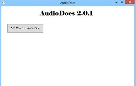 AudioDocs, para convertir documentos en archivos de audio | TIC & Educación | Scoop.it