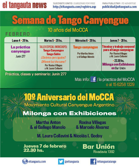 Semana de Tango Canyengue | Mundo Tanguero | Scoop.it
