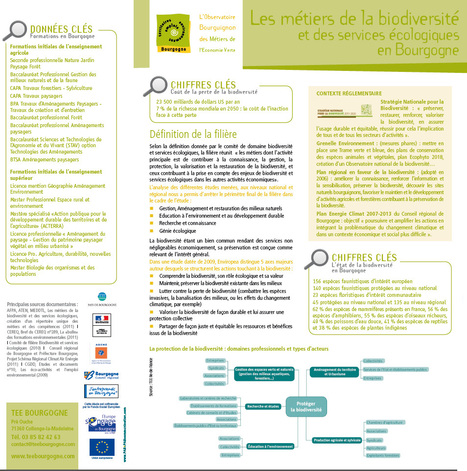 Synthèse des métiers de la Biodiversité en Bourgogne | Biodiversité | Scoop.it