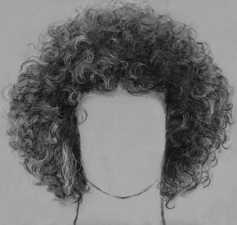 drawings of wavy hair