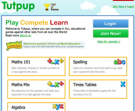 tutpup - play, compete, learn | Digital Delights for Learners | Scoop.it