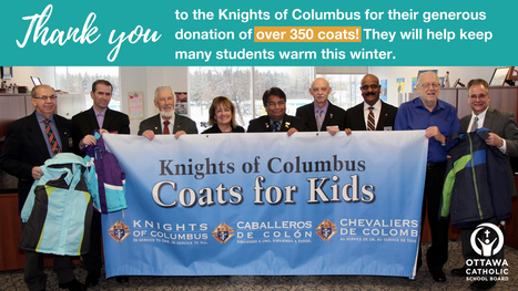 Ontario Coats For Kids – Spreading the Warmth - Thanks to Ottawa area Knights of Columbus for supporting #ocsb students @DeniseAndreOCSB @OttCatholicSB @archterentius | iGeneration - 21st Century Education (Pedagogy & Digital Innovation) | Scoop.it