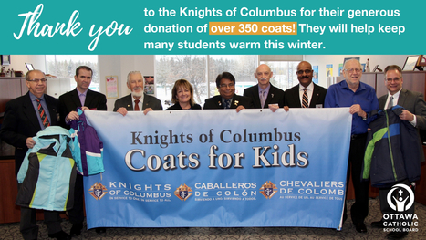Ontario Coats For Kids &ndash; Spreading the Warmth - Thanks to Ottawa area Knights of Columbus for supporting #ocsb students @DeniseAndreOCSB @OttCatholicSB @archterentius | iGeneration - Humane Use of Technology in an AI world (Pedagogy & Digital Innovation) | Scoop.it
