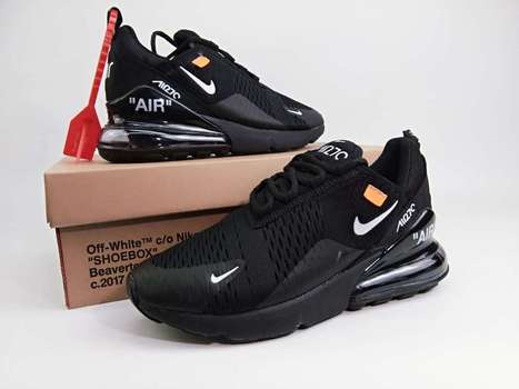 Off White x Nike Air Max 270 Mesh Black 