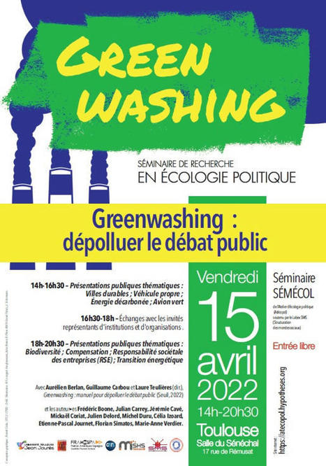 Greenwashing : d&eacute;polluer le d&eacute;bat public | Vari&eacute;t&eacute;s entomologiques | Scoop.it