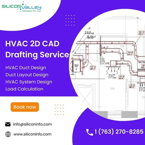 HVAC Engineering Service California, HVAC Duct Shop Drawings California, HVAC CAD Design Drafting Services California - Silicon Valley | CAD Services - Silicon Valley Infomedia Pvt Ltd. | Scoop.it