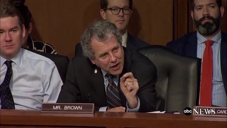 OH-Sen: Sherrod Brown (D) Continues To Expose The GOP Tax Scam As One Big Giveaway To The Banks - DailyKos.com | Agents of Behemoth | Scoop.it