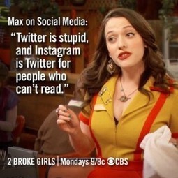 Twitter, Facebook, et Instagram critiqués dans 2 Broke Girls | Les réseaux sociaux  (Facebook, Twitter...) apprendre à mieux les connaître et à mieux les utiliser | Scoop.it