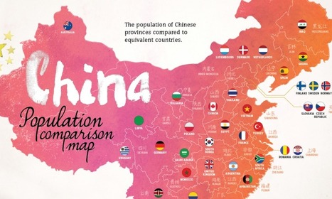 Map: China's Provinces Rival Countries in Population Size | Stage 5  Changing Places | Scoop.it