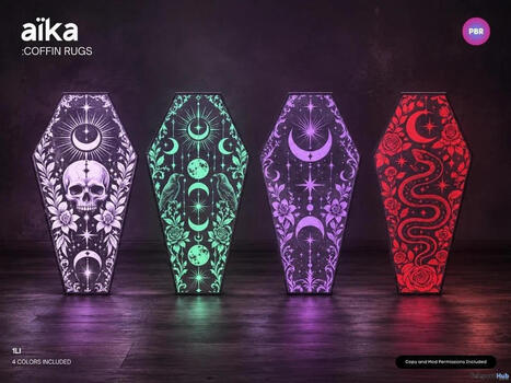Coffin Rugs October 2026 Group Gift by aika | Teleport Hub - Second Life Freebies | Second Life Freebies | Scoop.it