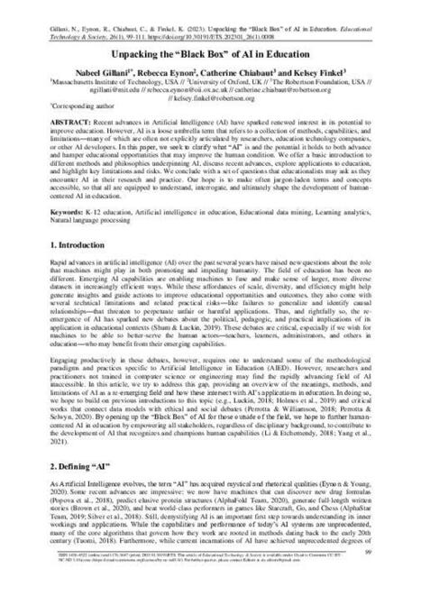 (PDF) The potential of learning with (and not from) artificial intelligence in education | Educational Technology News | Scoop.it