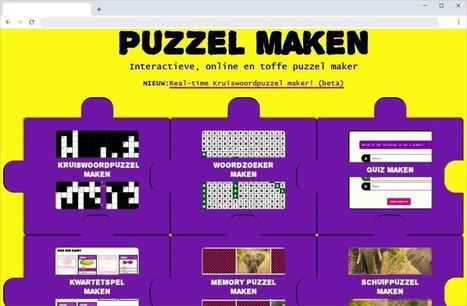 Crear juegos educativos gratis y online en la página de Puzzel | TIC & Educación | Scoop.it