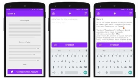 StormIt. Déclenchez une tempête de tweets depuis votre mobile – Les outils de la veille | KILUVU | Scoop.it