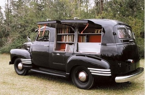 1949 Chevy book mobile | Recyclart | 1001 Recycling Ideas ! | Scoop.it