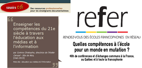 #Referedu @REFERedu Une proposition Enseigner les compétences du 21e siècle à travers #EMI @CocoLaFee @Canope_06 @SavoirsCDI @reseaucanope | TUICnumérique | Scoop.it