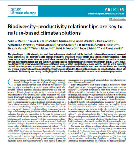 L'importance méconnue de la biodiversité pour l'atténuation du changement climatique | Biodiversité | Scoop.it