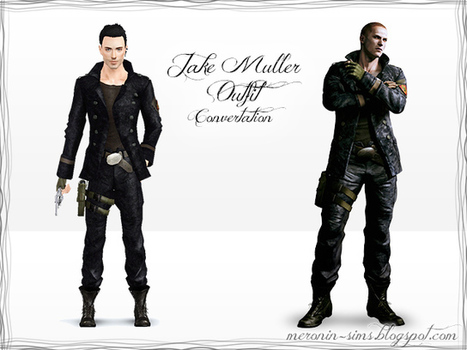 Jake Muller &ndash; Resident Evil Outfit << Outland | Les Sims | Scoop.it