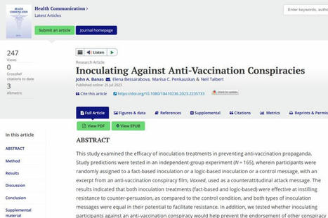 Sander van der Linden on LinkedIn: #inoculate | Actualités "Fake News and Vaccinations" | Scoop.it