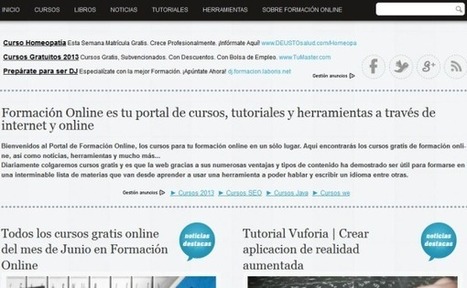 Formación Online: cursos y tutoriales gratis | Las TIC y la Educación | Scoop.it