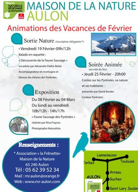 Exposition sur la faune sauvage des Pyrénées à la Maison de la nature  d'Aulon jusqu'au 4 mars | Vallées d'Aure & Louron - Pyrénées | Scoop.it