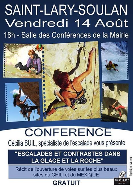 Conférence de Cécilia Buil, spécialiste de l'escalade, à Saint-Lary le 14 août | Vallées d'Aure & Louron - Pyrénées | Scoop.it