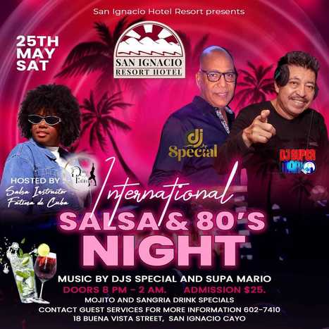 Salsa & 80's Night @ SIRH | Cayo Scoop!  The Ecology of Cayo Culture | Scoop.it