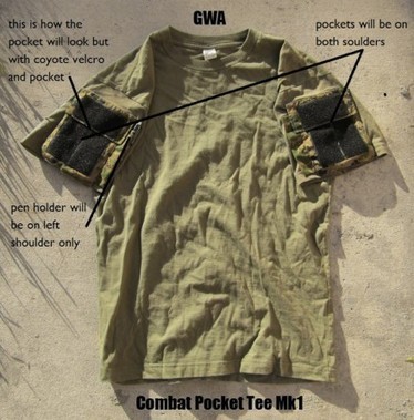 Combat Pocket Tee Mk. I | Thumpy's 3D House of Airsoft™ @ Scoop.it | Scoop.it