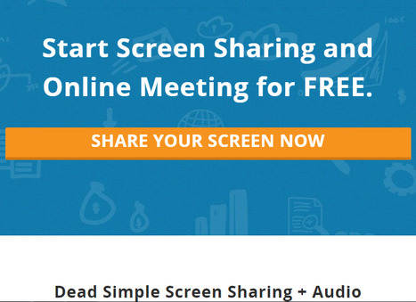 Free Screen Sharing and Online Meetings | Dead Simple Screen Sharing | Moodle and Web 2.0 | Scoop.it