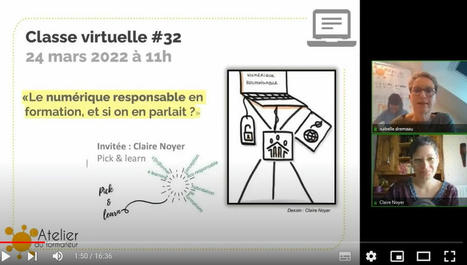 METHODO / Replay de la classe virtuelle &laquo;&nbsp;Num&eacute;rique responsable et formation&nbsp;&raquo; | Innovation et transformation p&eacute;dagogique | Scoop.it
