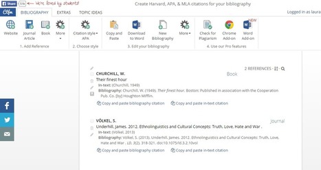 Cite This For Me, una herramienta para crear referencias bibliográficas perfectas en pocos segundos | Education 2.0 & 3.0 | Scoop.it