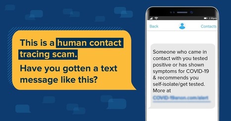 Fake COVID-19 Contact-Tracing Text Messages | dis.infected | Scoop.it